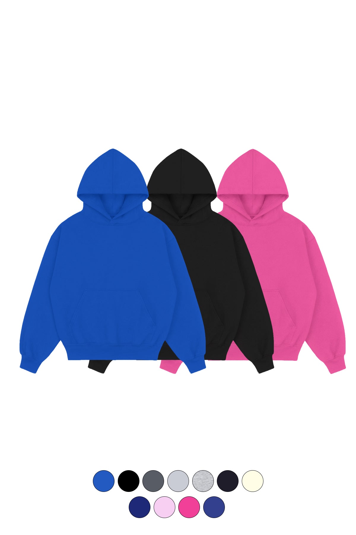 Bluza Hoodie Puffy Street 3 PAK