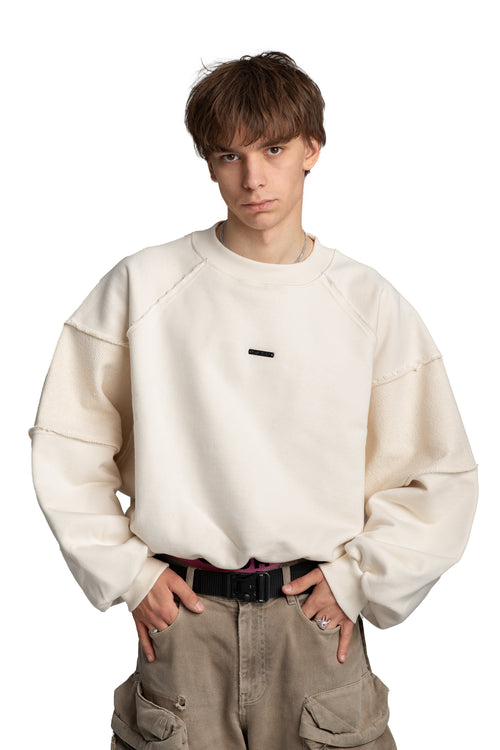 Bluza Crewneck Raw Cream