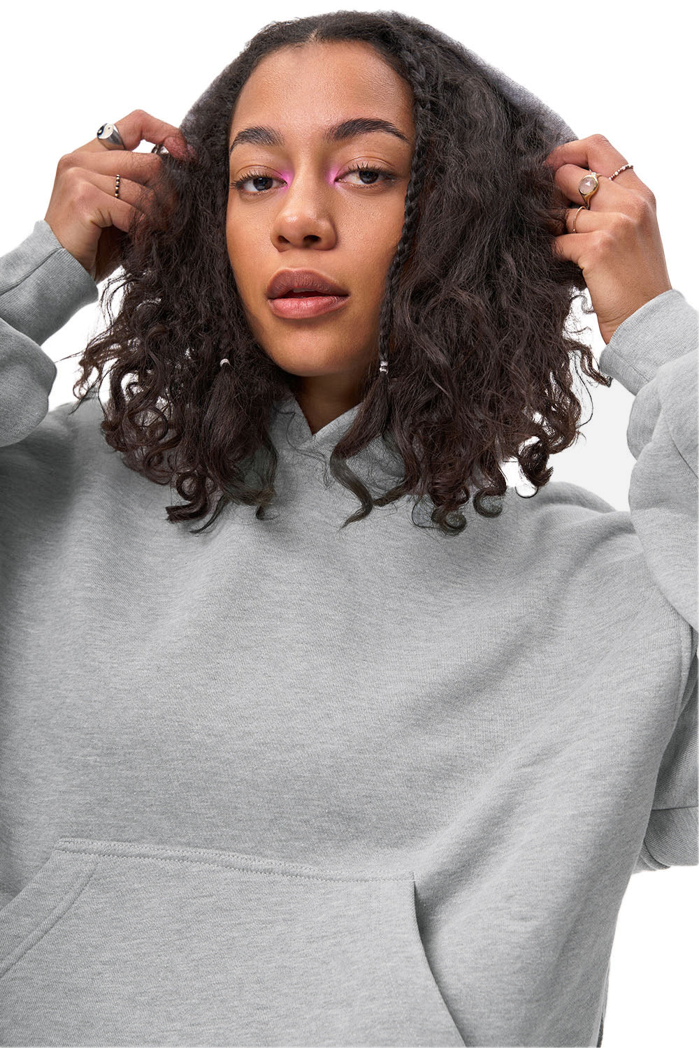 Bluza Hoodie Puffy Ultra Melange Grey